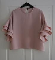 ZARA BLUSE ROSA L VOLANTS ARM CROPPED KURZ WEIT FLAMENCO Rheinland-Pfalz - Ahrbrück Vorschau