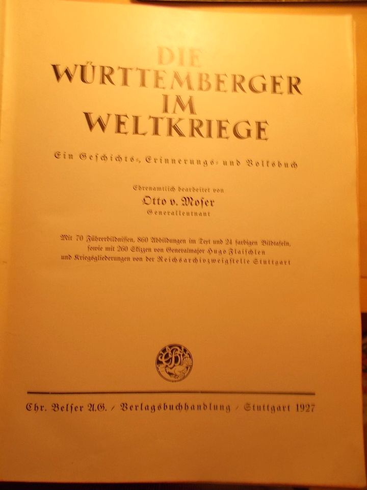 Die Württemberger im Weltkrieg (1927) in Bremen