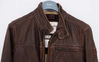 Abercrombie & Fitch Rollins Jacket Leather Lederjacke Dark Brown Stuttgart - Degerloch Vorschau