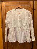 Hess Natur Bluse gr M/L 40/42 weiß bisen Öko Bio Hessen - Marburg Vorschau