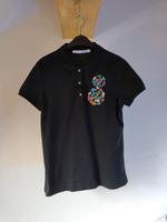 Lacoste Polo Shirt Damen Schwarz Sonderprint Größe 44 Hessen - Kassel Vorschau