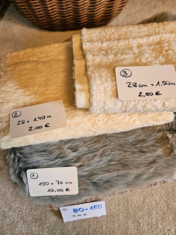 Mohair/ Kunstfell/fake fur/Bärenherstellung/Hobbyaufgabe in Langeln (Nordharz)