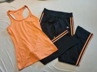 Adidas Climalite Sportset Schwarz Orange XS/S Sachsen - Neukirchen/Erzgeb Vorschau