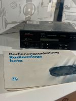 VW Beta 2 Radio (kein VW Gamma) mit Anleitung Golf 2 Passat 35I Niedersachsen - Großheide Vorschau