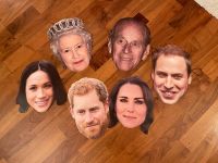 Verkleidung - Royal Family Masken - 6 Stück Sendling - Obersendling Vorschau