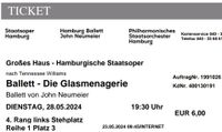 HAMBURG BALLETT "Die Glasmenagerie' 28.05.2024 Hamburg-Nord - Hamburg Winterhude Vorschau