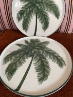 Zwei große Teller hk Living Palmen Muster Thüringen - Apolda Vorschau