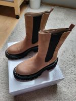 Chelsea Boots Gr. 38 beige-schwarz NEU Hessen - Groß-Gerau Vorschau