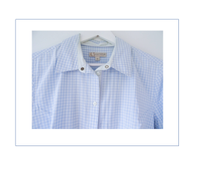 COMMA,Oxford Stil,Bluse,Hemd,Gr.44,Karo,Blau,Weiß,Baumwolle Innenstadt - Köln Altstadt Vorschau
