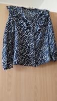Damen - Bluse C&A Größe 40 Marinenblau/ weiß Muster Langarm Neu Leipzig - Grünau-Ost Vorschau
