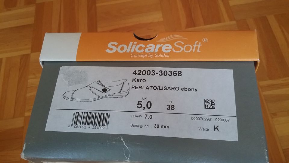 Solidus Karo Komfort-Schuhe Solicare soft Luftpolster Gr. 38/ 5 in Ahrensburg