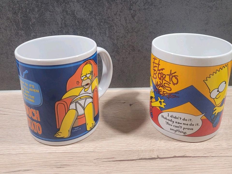 The Simpsons Kaffee Pot Becher Tasse Sammeltasse Deko-Tasse in Pulheim