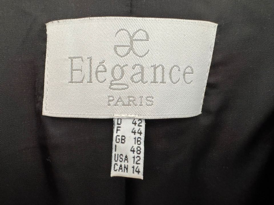 Elégance Paris Jacke Blazer Rot Größe 42 in Kassel