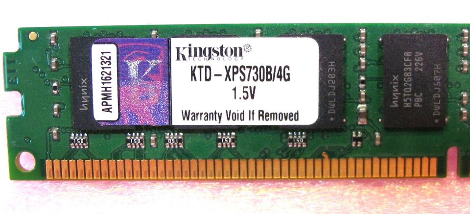 Kingston - 4 GB RAM - KTD-XPS730B/4G - 1.5V - 9905471-022. A00LF in Biebesheim