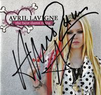 Original Avril Lavigne signiertes CD Booklet ( Autogramm ) Bayern - Coburg Vorschau