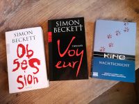 Stephen King, Simon Beckett - Obsession, Voyeur, Nachtschicht Sachsen - Döbeln Vorschau