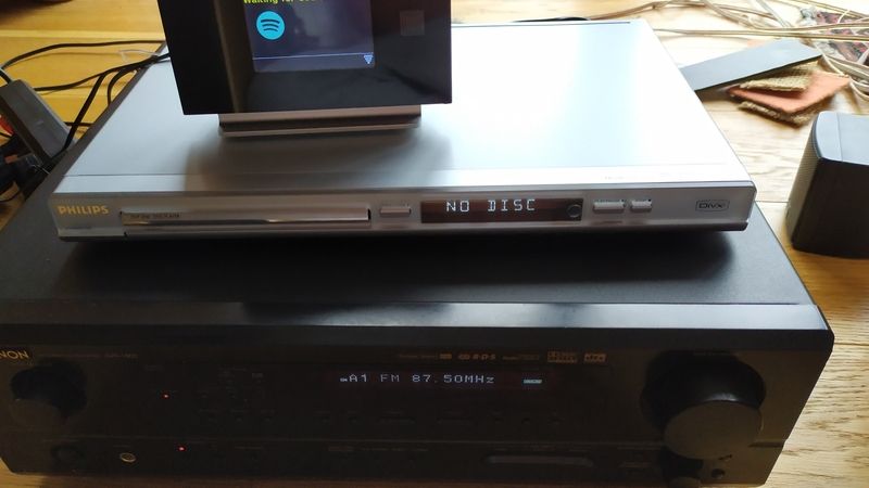 Stereoanlage komplett Receiver DVD-Player Internetradio in Offingen