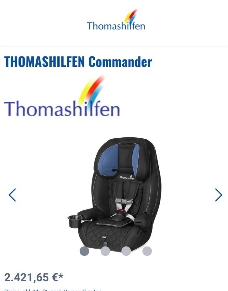 THOMASHILFEN Commander Autositz Kindersitz in Harsewinkel