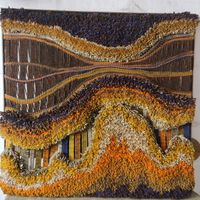 Textilkunst, Wandteppich 1970, K.H. Kaeppel für Tisca, 115x118 cm Baden-Württemberg - Heilbronn Vorschau