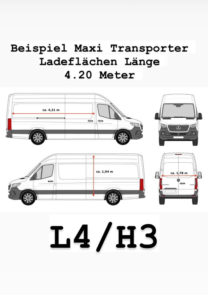 Transporter Vermietung /  Mieten  vermieten C&H ✅✅✅ in Mülheim (Ruhr)