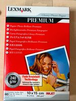 Lexmark Premium Glossy Photo Paper, 10 x 15 cm, 60 Blatt Baden-Württemberg - Kappelrodeck Vorschau