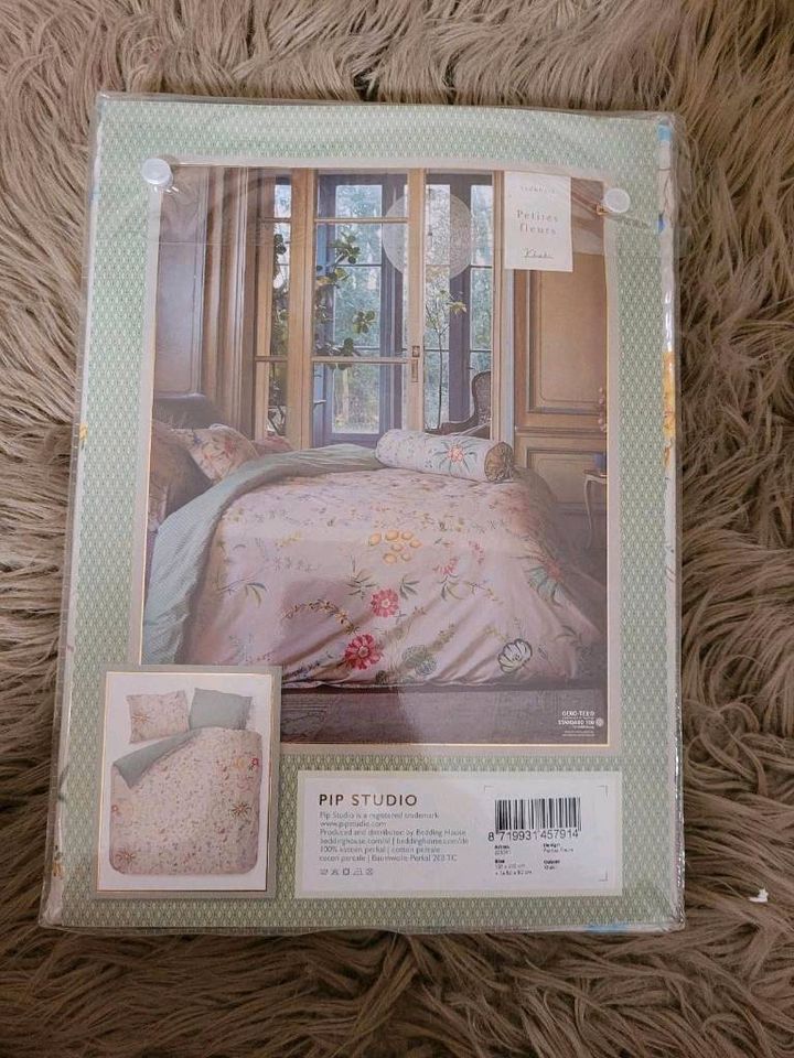 *neu* Pip Studio Bettwäsche 155x220 Petites Fleurs khaki in Wetschen