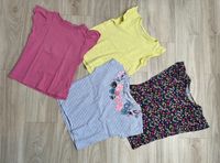 T-Shirts, gelb, rosa, geblümt, weiß-blau, H&M, C&A, Gr. 110/116 Baden-Württemberg - Bissingen an der Teck Vorschau