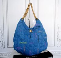 Chanel Denim Hobo Maxi Bag Graffiti Printed Denim Schultertasche Kr. Altötting - Tyrlaching Vorschau