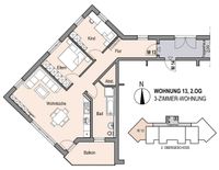 31_EI6667c Barrierefreie, 3-Zimmer-Neubau-Eigentumswohnungen mit Südbalkon / ca. 30 km südöstlich Regensburg Bayern - Sünching Vorschau