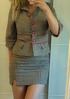 Kostüm wolle warm Rock Blazer Retro 60s Asos Hessen - Fulda Vorschau