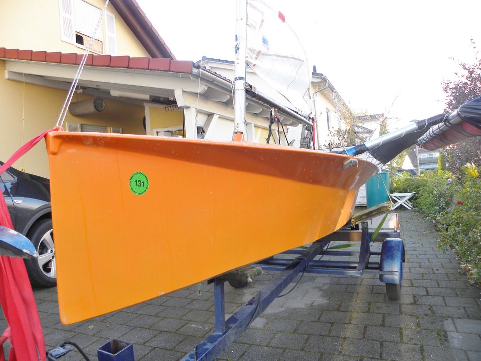 Segelboot Jolle international Moth Magnum 8 Bj.1989 Holz GFK 8qm in Immenstaad