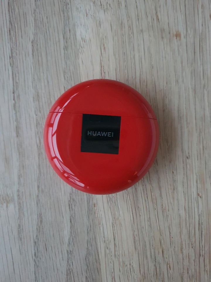 Huawei FreeBuds 3, rot, Top Zustand, In Ear Kopfhörer in Bechhofen