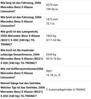 Merzedes Benz S-Klasse Motor V8 Benzin Nordrhein-Westfalen - Minden Vorschau