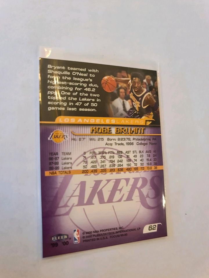 KOBE BRYANT Trading Card Fleer Focus 1999/2000 Lakers in Bremen