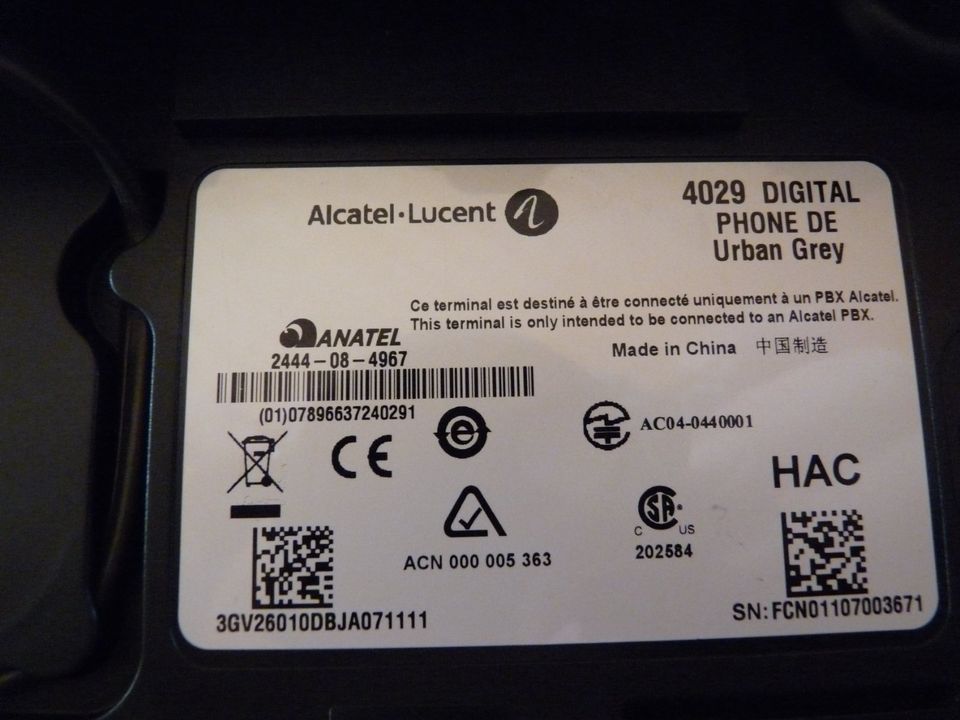 Alcatel Lucent 4029 urban grey Systemtelefon in Furth
