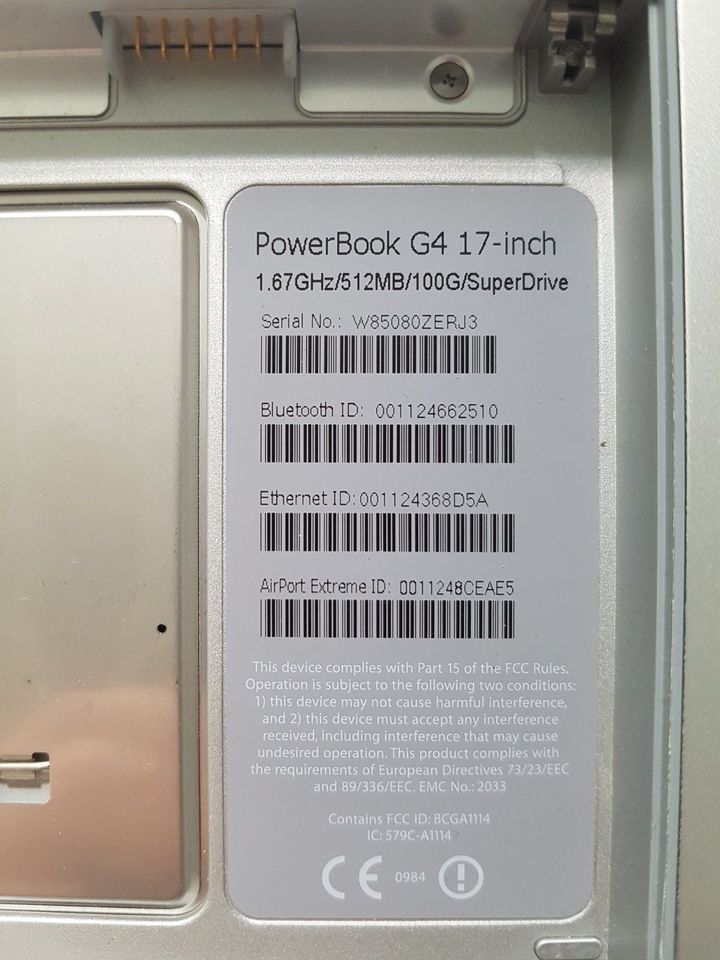 Retro - Apple Power Book G4 - 17 Zoll in Bremen