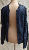 Blouson, Jacke von Zara Men, Lederoptik in blau/schwarz in Gr. M Kr. München - Unterschleißheim Vorschau