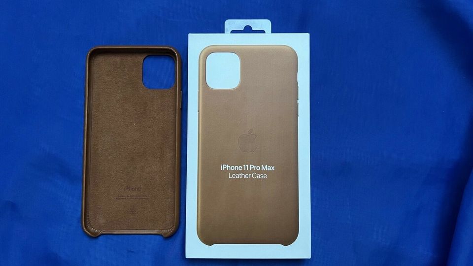 Original iPhone 11 Pro Max Leder Case Braun in Bremen