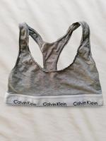 Graues Calvin Klein Bralette Sport BH Racerback Gr. S Hessen - Michelstadt Vorschau