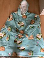 Hoodie Decke mit Ärmeln, Sherpa Fleece Deckenpullover (Avocado) Thüringen - Jena Vorschau