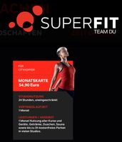 SuperFit Fitness Gym Studio Sauna| 1 Monat Karte| Gutschein Berlin - Mitte Vorschau