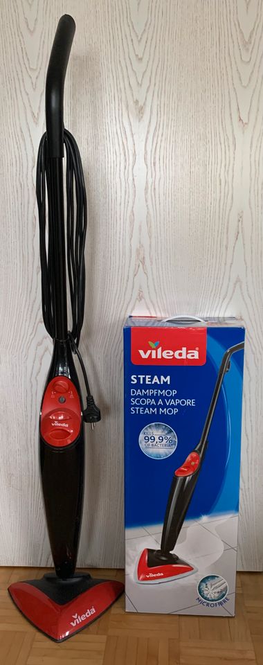 VILEDA STEAM MOP, Bodenreiniger mit Dampf, inkl. Zubehör in Eriskirch