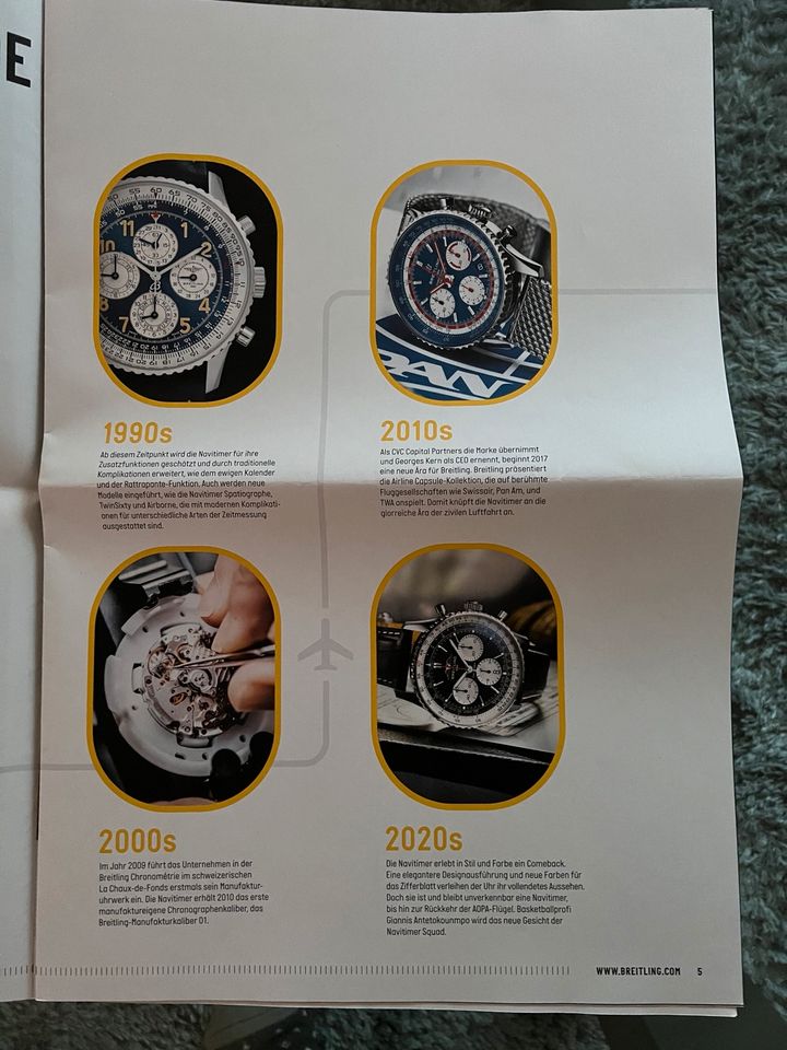 Breitling Chronicle - 70 Jahre Navitimer Sonderausgabe in Berlin