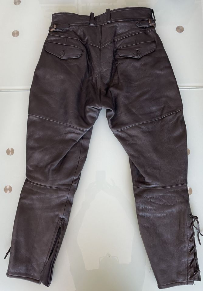 Motorradhose Hein Gericke, Leder, Größe 54, schwarz in Bremen