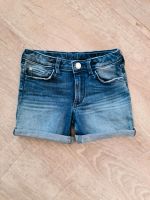 Jeansshorts für Mädchen, dunkelblau mit Used- Effekt, H&M Hessen - Linden Vorschau