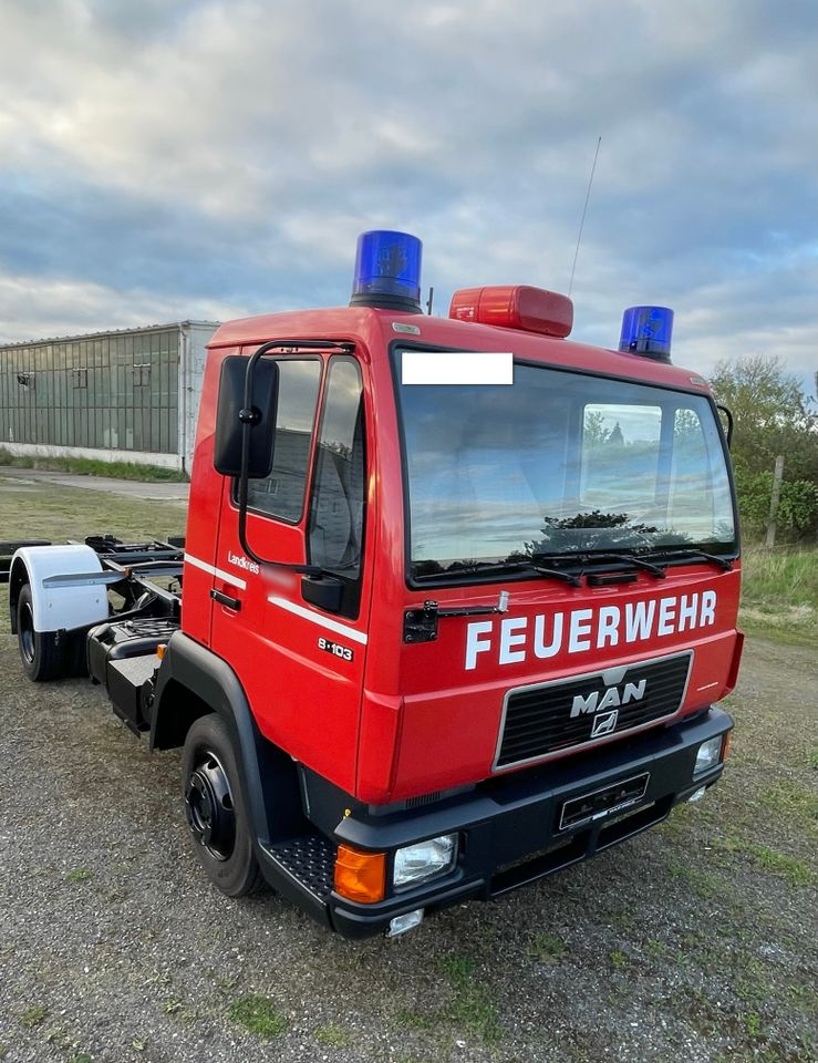 MAN L2000 8.103 Fahrgestell Kipper Koffer Bj.95 Oldtimer LKW F90 in Stendal