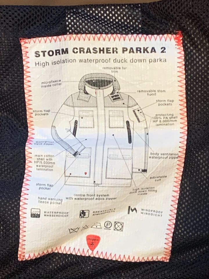 STRELLSON Herrenjacke Mantel Storm Crasher Parker  2 Gr. 56 in Bendestorf