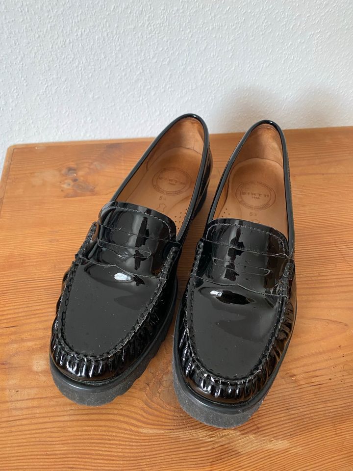 Wirth Schuhe Lack neuwertig schwarz  Größe 38,5 in Neunkirchen a. Brand