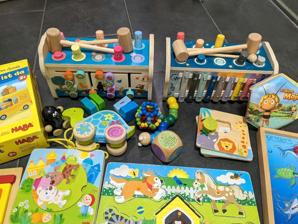 Holzspielzeug und Kleinkindbücher in Panketal