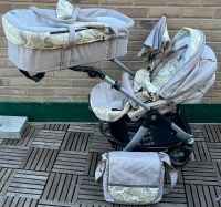 Teutonia Cosmo Kinderwagen mit Isofix Autositz und viel Zubehör Nordrhein-Westfalen - Grevenbroich Vorschau